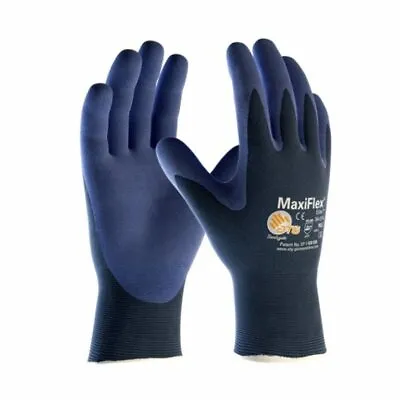 ATG Maxiflex Elite 34-274 Foam Nitrile Work Gloves All Sizes 6 XS - 11 XXL • £8