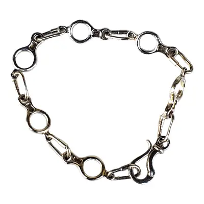 Sterling Silver Horse Snaffle Bit Bracelet  • £144.99
