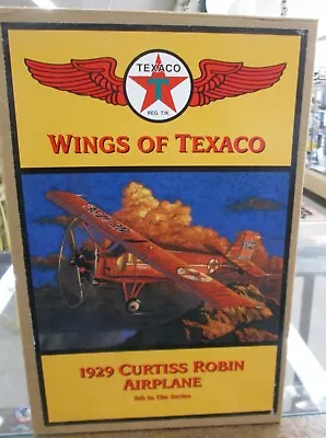 Wings Of Texaco 1929 Curtiss Robin Airplane NC373E 6th In Series NIB • $20