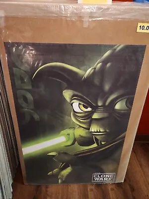 Star Wars - The Clone Wars - Yoda Portrait-24x36 Poster • $6.80
