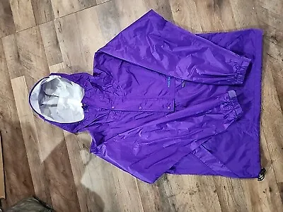 Mont Bell Rain Jacket Retro Purple USA Small Mens Japan Medium  • $27.50