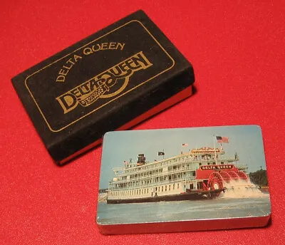 DELTA QUEEN  STEAMBOAT COMPANY PLAYING CARDS New Sealed In Box • $5.50