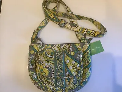 NWT~  Vera Bradley Lemon Parfait Lizzy Purse Bag Hipster • $22.56