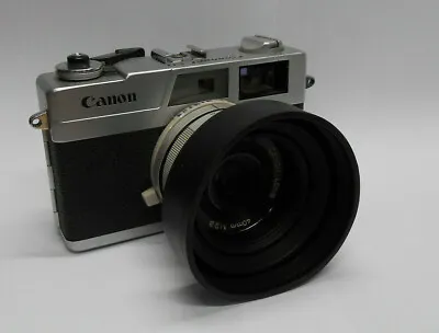 Canon Canonet 28 GIII QL17 & GIII QL19 Collapsible Rubber Lens Hood • £8.49