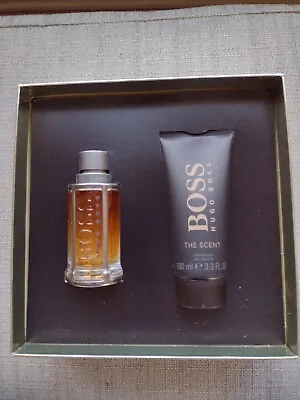 £53.99 • Buy Hugo Boss Boss  The Scent Mens Gift Set 50ml Edt+ Shower Gel 100ml.