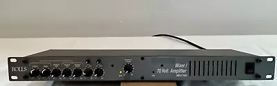 Rolls MA1705 5 Channel Mixer/70w Amplifier For 70v Commercial/Paging Systems • $50