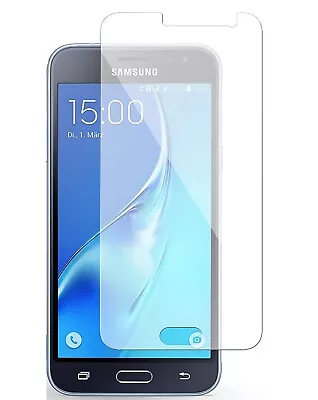 For SAMSUNG GALAXY J3 2016 SCREEN PROTECTOR TEMPERED GLASS FULL DISPLAY COVERAGE • £4.87