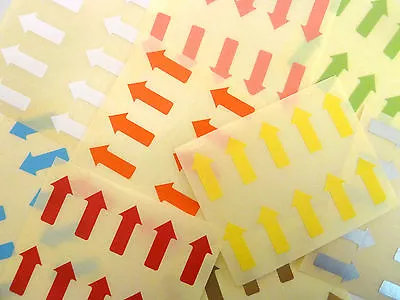 20x10mm Arrows Removable Low Tack Colour Code Stickers Coloured Sticky Labels • £3.55