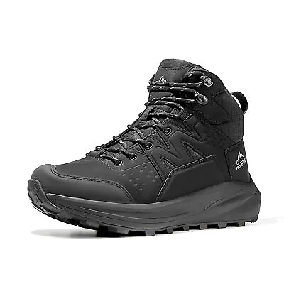 US Mens Hiking Boots Waterproof Outdoor Leather Lightweight Climbing Boots • $49.79