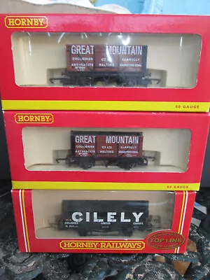 Rake Of 3 Hornby Private Owner Wagons Boxed • £0.99