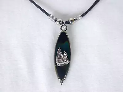 Mood Jewelry Surf Board  Sail Boat Necklace Adjustable 17  US Seller New   • $13.99