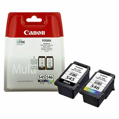 Original Canon PG-545 Or CL-546XL Ink Cartridges For Canon PIXMA Printer Lot XL • £34.99