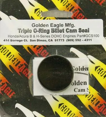 Golden Eagle Cam Seal For Honda/Acura B&H Series B16 B18 H22 - Black GCS100-B • $27.54