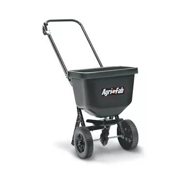 Agri Fab Push Broadcast Spreader  50 Lb. With Durable Poly Wheels Plastic Hopper • $65.32