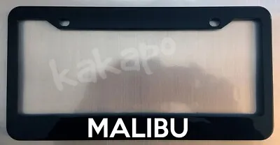 Malibu Glossy Black License Plate Frame • $11.99