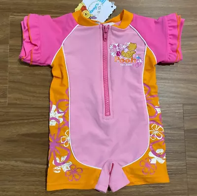 Disney Baby Girl's Aloha Pooh And Piglet Swimsuit - Size 000 • $15