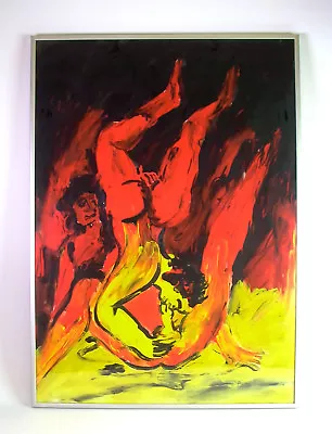 Michael HEININGER (*1944 Weihenstephan) - Munich NIGHTLIFE - Fire Swallower • $424.67