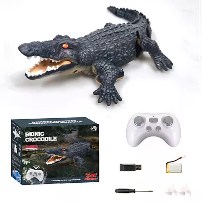 RC Crocodile Toy Remote Control Alligator Toy High Simulation Crocodile RC LepeV • $39.79