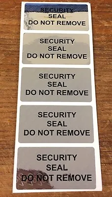 Tamper Evident Security Seal Do Not Remove Seal / Labels (Stickers) 30mm X 60mm • £16.20