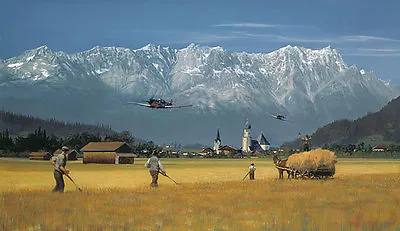 $750 • Buy  Low Pass For The Home Folks  William Phillips Anniversary Giclee Canvas