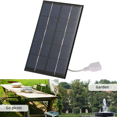 Portable Solar Power Bank USB Solar Panel Phone Charger For Outdoor Camping N3P2 • $8.99