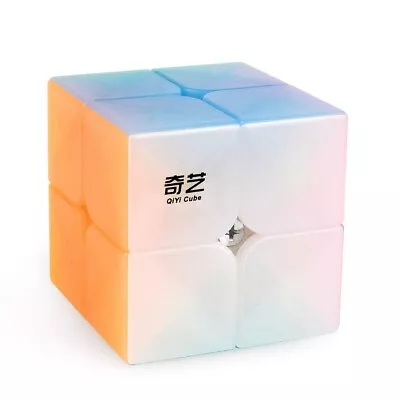 Qiyi Qidi S 2x2 Speed Cube Stickerless Jelly Magic 2x2x2 Puzzles Toys Cube(51mm) • $5.98