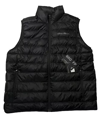 Eddie Bauer Mens CirrusLite Down Vest Size L  Black  New W/ Tags MSRP $99.00 • $39.98