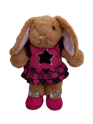 Build A Bear Bunny Rabbit Plush Brown Bunny Rabbit 15  Soft Toy & Accessories  • £10