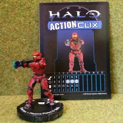 £0.99 • Buy 8) Halo Actionclix. 009 - RED SPARTAN & PLASMA PISTOL / SMG