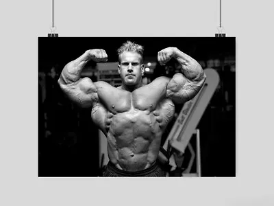 Jay Cutler Bodybuilding Poster Print Mr Olympia Weightlifting Gym A3 A4 Size • £12.45