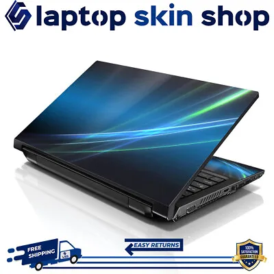 Laptop Skin Sticker Notebook Decal Abstract Blue For Dell Apple Asus 17 -19  • $12.95