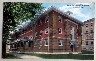 Athens Ohio Boyd Hall Ohio University 1915 Postcard #2 • $4.95