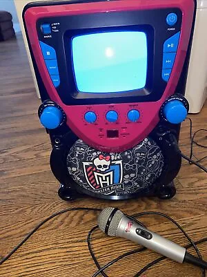MONSTER HIGH Karaoke System Teleprompter And Microphone By MATTEL 2013 Party • $79