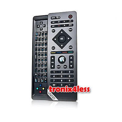 Original Vizio Vur103d Bluetooth 3d Hd Tv Remote Control Slide Out Keyboard • $69.99