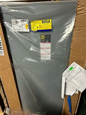 NEW On Pallet  SQD HU367 800A Non-Fused Safety Switch Disconnect 3 Phase • $8000