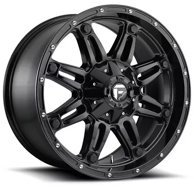 20x9 Gloss Black Wheels Fuel D625 Hostage 5x114.3/5x5 -12 (Set Of 4)  78.1 • $1612