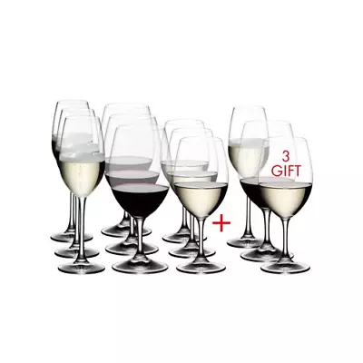 Riedel Ouverture 12 Piece White Wine Magnum Champagne Glass Set • $180