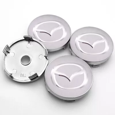 4pcs 60mm Car Wheel Center Hub Caps Rim Caps For Mazda 2 3 6 MX-5 MX-30 CX-3 8 9 • $16.81