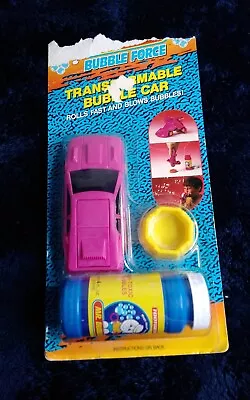 VINTAGE 1993 MR. BUBBLES Transformable Bubble Car Toy NEW • $15.99