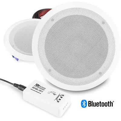 £97.99 • Buy CSSG In-Ceiling Speakers And Bluetooth Amplifier Home Audio Music System 8 
