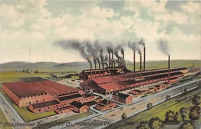 Middletown Ohio C1910 Postcard The American Rolling Mill Company Factory • $9.30