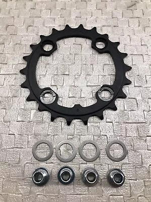 New Bike Bicycle 22tooth Chainring 4 Bolt 64mm BCD Mounting Bolts And Washers • $12