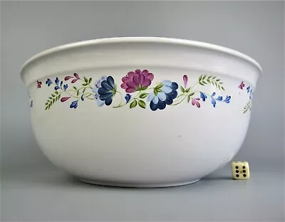 £20.99 • Buy Large Vintage BHS Priory Tableware Blue Mixing / Fruit / Salad Bowl 2.5L / 9.5 