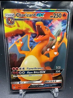 Charizard GX 9/68 Sun & Moon Hidden Fates Holo Rare Pokemon Card NM • $4.49