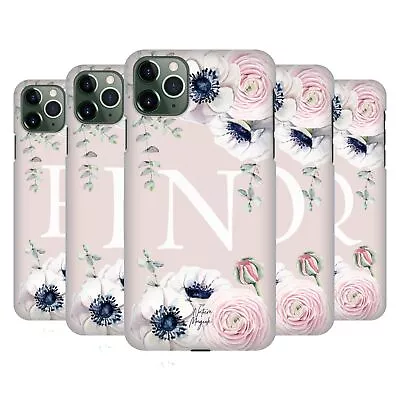 NATURE MAGICK FLORAL MONOGRAM PINK FLOWERS 2 BACK CASE FOR APPLE IPHONE PHONES • $19.95