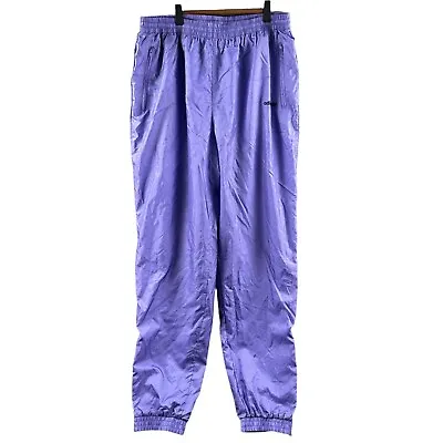 Vintage Adidas Track Pants Mens XL Purple Lightweight Athletic Sport Lined Y2K • $12.95