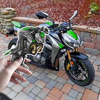 Kawasaki Z1000 Stickers - Set Of 3 KissCut Motorcycle Decals • $19.99