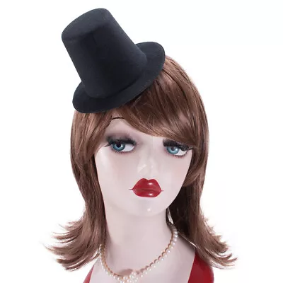 2pcs Mini Top Tall Hat HeadpieceMillinery Supply Fascinator Base Costume A006 • $7.99