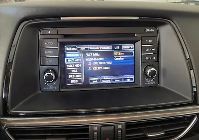 Mazda 6 Am/fm Radio Navigation Cd Player Screen Oem (2014-2016) Gjs166dv0b • $46.50