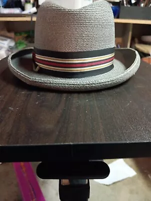 Vintage Dobbs 7 1/4 Straw Fedora Check Out My Other Hats Too Please! • $45